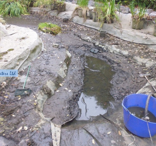 Pond refurbishment - Thames Ditton, Surrey KT7